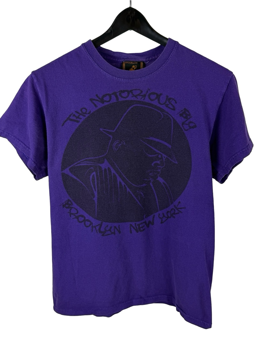 Mens Y2K Brooklyn Mint The Notorious BIG Biggie Smalls Rap Shirt Size S
